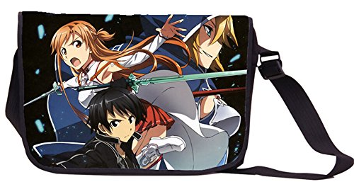 Siawasey Sword Art Online Anime Kirigaya Kirito Messenger Bag Backpack Shoulder Bag - Image 121