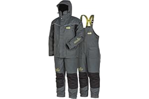 NORFIN ELEMENT SUIT – Insulated Float Assist Ice Suit, Waterproof & Breathable Winter Jacket and Bib Set