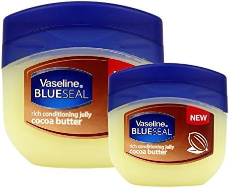 (6 PACK) VASELINE BlueSeal Gentle Petroleum Jelly (Cocoa Butter), Lip therapy Portable Small Vaseline 1.7oz