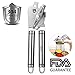 Can Opener Manual Can Opener Smooth Edge Opening - Heavy Duty 304 Stainless Steel - Ultra Sharp Blades - Big Knob For Easy Turn - Ideal For Pampered Chef or Seniors and Arthritis