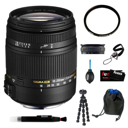 Sigma 18 250mm F3 5 6 3 Dc Macro Os Hsm For Canon Digital Slr Cameras Bundle With Uv Filter And Lens Accessory Kit Buy Online In Grenada At Grenada Desertcart Com Productid