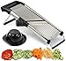 Adjustable Mandoline Slicer by Chef's INSPIRATIONS. Best For Slicing Food, Fruit and Vegetables. Professional Grade Julienne Slicer. With Cut Proof Gloves and Cleaning Brush. Stainless Steel