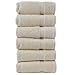 Luxury Hotel & Spa Towel Turkish Cotton (Beige, Hand Towel  - Set of 6)
