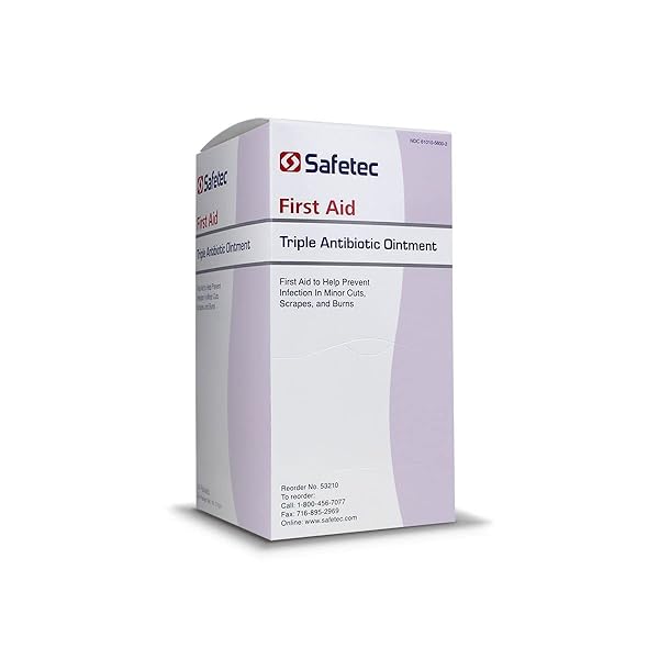 SAFETEC 42909 TRIPLE ANTIBIOTIC OINTMENT, PACK OF 144