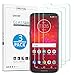 [Updated Version] OMOTON for Moto Z3 / Z3 Play Screen Protector [3 Pack]-[9H Hardness] [Crystal Clear] [Bubble Free]