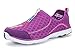 welltree Women's and Men's Quick Drying Breathable Mesh Lightweight Slip On Aqua Water Shoes