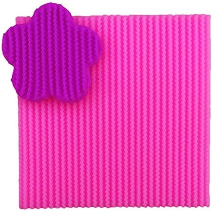 1Pc Silicone Mold DIY Needle knitting wool texture lace Fondant Cake tools Decorating Polymer Clay Resin Candy Fimo Sculpey