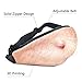 Dad Bag Fake Belly Waist Pack Unisex Fanny Pack Stash Sport Bags with Adjustable Belt (Skin color)