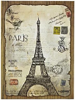 Zewik Paris Effiel Tower Privacy Journal Classic Abuse Notebook With Password Lock-Classic Diary &Journal -lined Pages-Best Gift