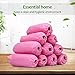 Airsspu Disposable Shoe Covers 50 Pairs Non-woven Shoes Cover Booties Shoe Covers Dust-Proof and Non-Slip Durable(50 Pairs Pink)