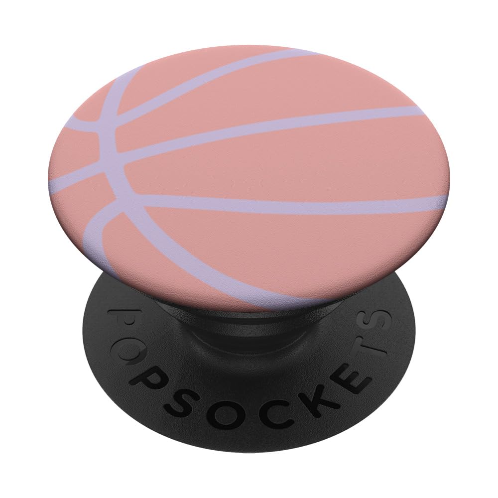 Rose Light Pastel Purple Basketball PopSockets Swappable PopGrip