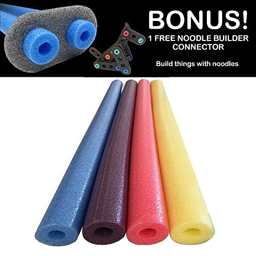 Oodles of Noodles Deluxe Famous Foam Pool Noodles Wholesale 4 Pack Assorted Pricepulse