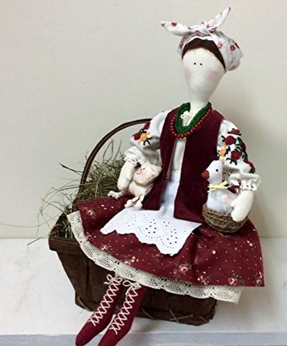 Handmade Decoration Doll Tilda Ukrainian Woman