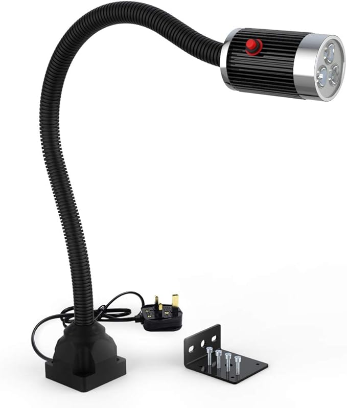 LED Flexible Gooseneck Work Light, 900 Lumens Machine Tool Working Lamp
