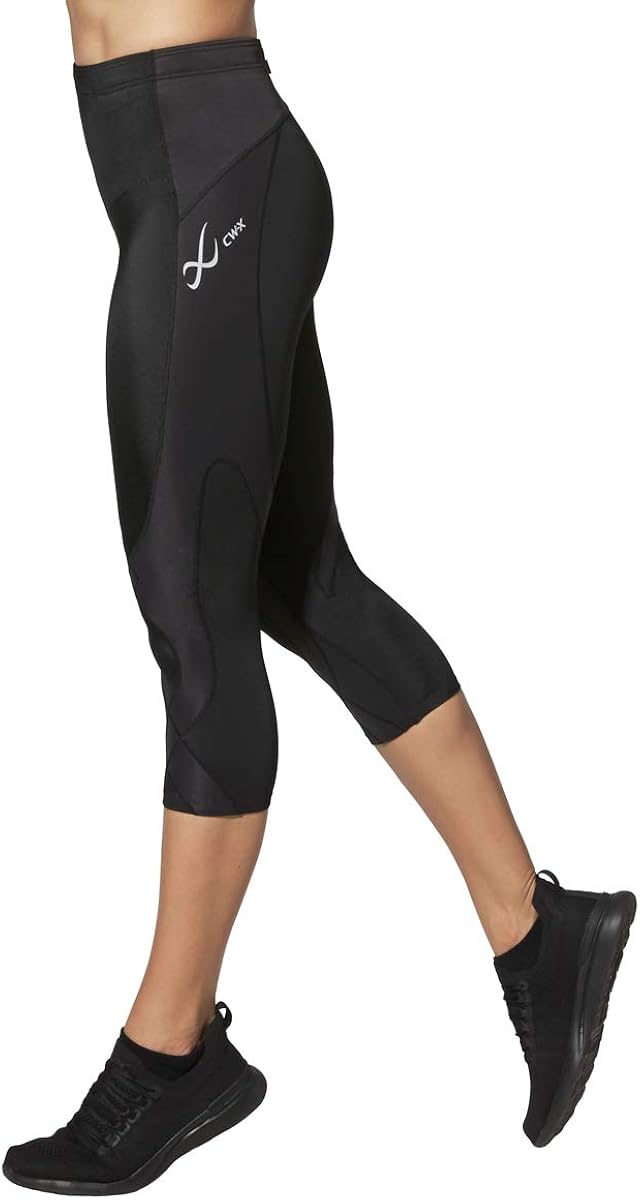 CW-X Women's Stabilyx Joint Support 3/4 Capri Compression Tight: Clothing