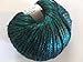Rock Star, Emerald Green, Black, Metallic Shine, Soft Nylon Merino Wool Acrylic Blend Yarn, 50 Gram