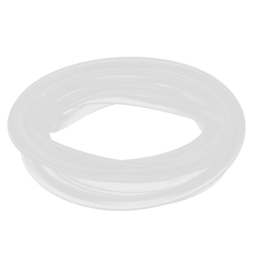 Sourcingmap Silicone Tube 4mm ID X 7mm OD 6.56ft Flexible Silicone Rubber Tubing Water Air Hose Pipe Translucent for Pump Transfer