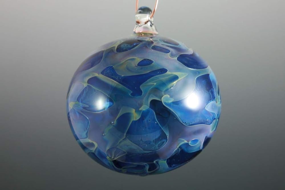 Amazon.com Hand Blown Glass Christmas Ornament Handmade