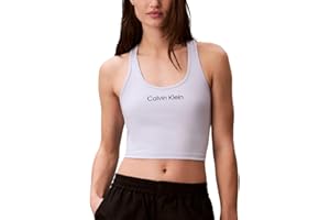 Calvin Klein Womens Performance Logo Low Impact Longline Sports BraSports Bra