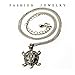 Linana Vintage Tortoise Turtle Long Necklace for Women Fashion Jewelry