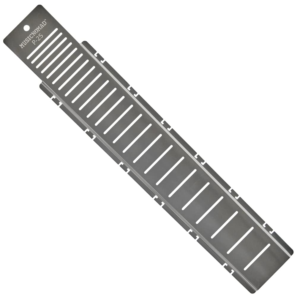 MusicNomad Fret Shield™ - Total Fretboard Protector Guard Tool for Fret Polishing on 25" Guitar Fret Scale (MN802)