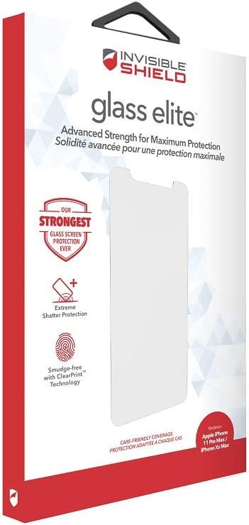ZAGG InvisibleShield Glass Elite Screen Protector, Made for Apple iPhone Pro Max iPhone XS Max, Case Friendly Screen - Image 5