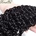 Amella Hair 8A Brazilian Virgin Curly Hair 3 Bundles Weave 285g (18 20 22inch,Natural Black)100% Unprocessed Virgin Brazilian Kinky Curly Human Hair Weave