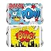Superhero Birthday Mini Candy Bar Wrappers - 45 Stickers