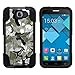 Alcatel POP ICON Case, All-Around Barrier STRIKE Impact Built In Kickstand Case Speciality Graphic Pattern for Alcatel One Touch Fierce 2 7040T, Alcatel POP ICON A564C (T Mobile, Metro PCS, Straight Talk) from MINITURTLE | Includes Clear Screen Protector and Stylus Pen - Swamp Camouflage