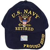 FindingKing U.S. Navy Retired Hat Blue