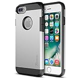 Trianium Protanium Series iPhone 7 Plus Case with Heavy Duty Protection [GXD Impact Gel] Extreme shock-absorption Tri-layer protective frame covers for Apple iPhone 7 Plus & 6 Plus & 6S Plus - Silver