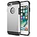 Trianium Protanium Series iPhone 7 Plus Case with Heavy Duty Protection [GXD Impact Gel] Extreme shock-absorption Tri-layer protective frame covers for Apple iPhone 7 Plus & 6 Plus & 6S Plus - Silver