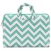 Mosiso Chevron Handbag Carrying Case for 11-11.6 Inch Laptop, Light Blue