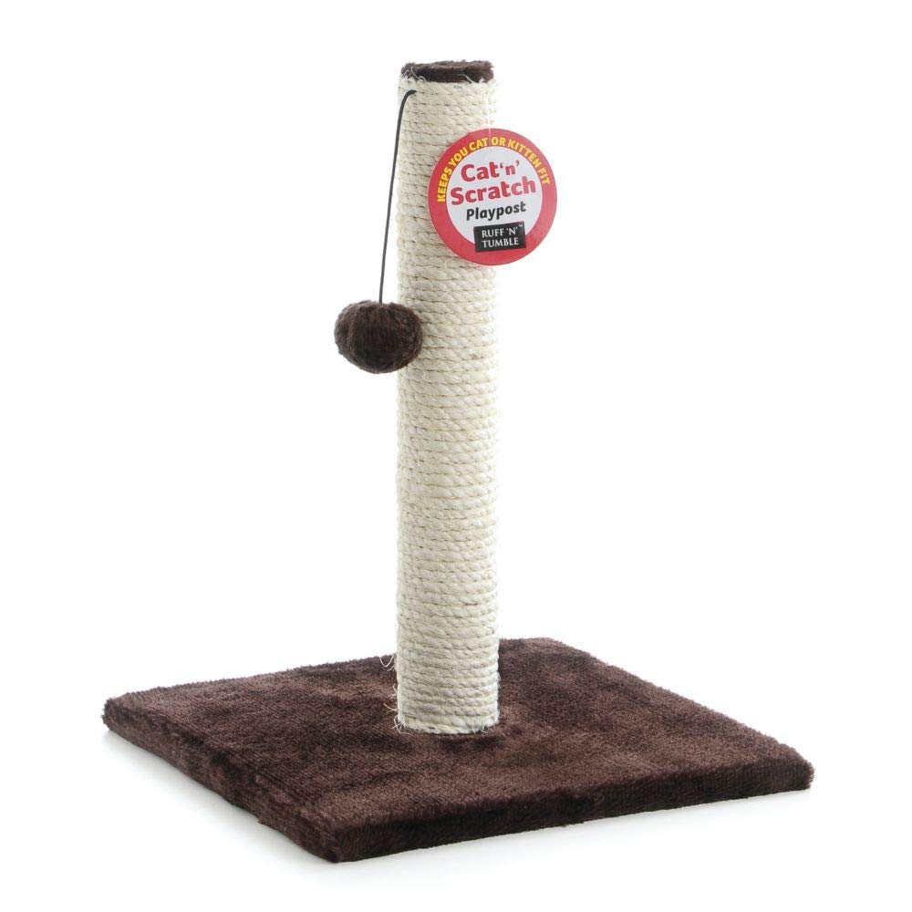 Sharples-n-Grant Playpost Cat Scratcher, Brown, 1 Count (Pack of 1)