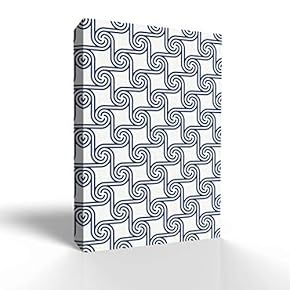 White Glaze and Blue Pattern Home Artwork for...