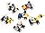 12 Race Car Building Blocks Construction Kits Vehicle Theme Party Favors Lot Set