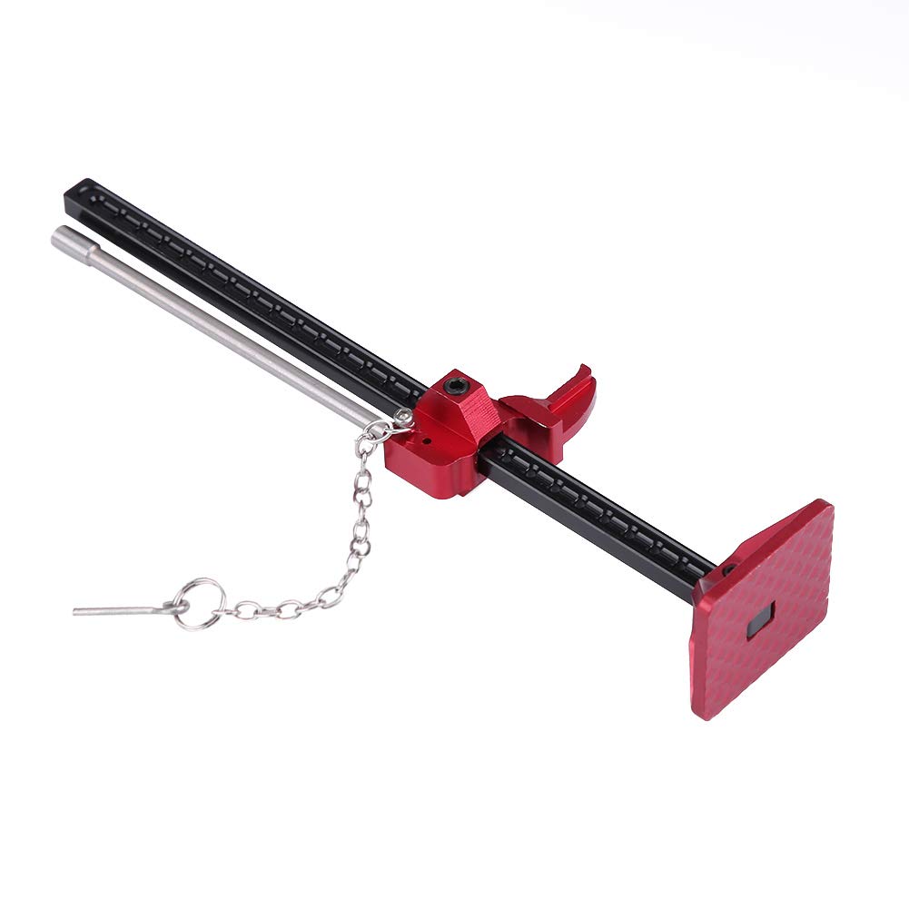 RC High Lift Jack, Durable Metal Adjustable High Lifting Jack for 1/10 Scale RC Crawlers, for Off-Road Enthusiasts and Competition Prep