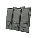 NC Star Triple Pistol Mag Pouch, Urban Gray