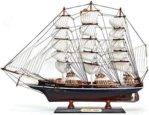 装飾品diy木製モデル船ヨットデスクトップ装飾誕生日ギフト手作りマリンテーマ23 4 19インチ