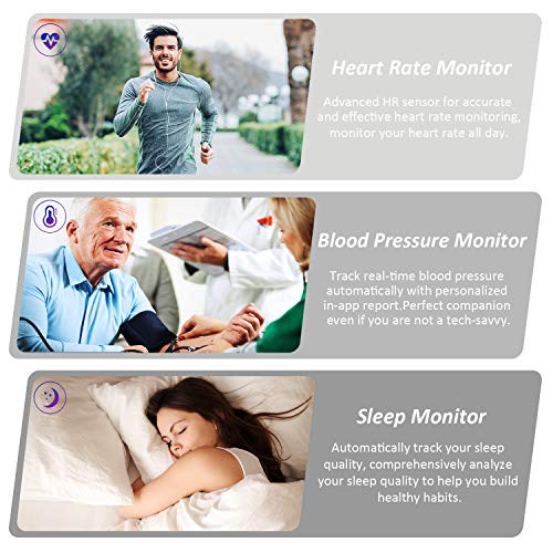 DoSmarter Fitness Tracker, Health Watch with Blood Pressure Heart Rate