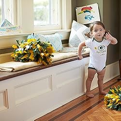 Gerber NFL Green Bay Packers 3 Pack Ruffle Sleeve
