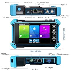 Henkion IP Camera Tester, 5.4inch 4K CCTV Tester,4K