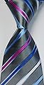 New Classic Striped JACQUARD WOVEN Silk Men's Tie Necktie