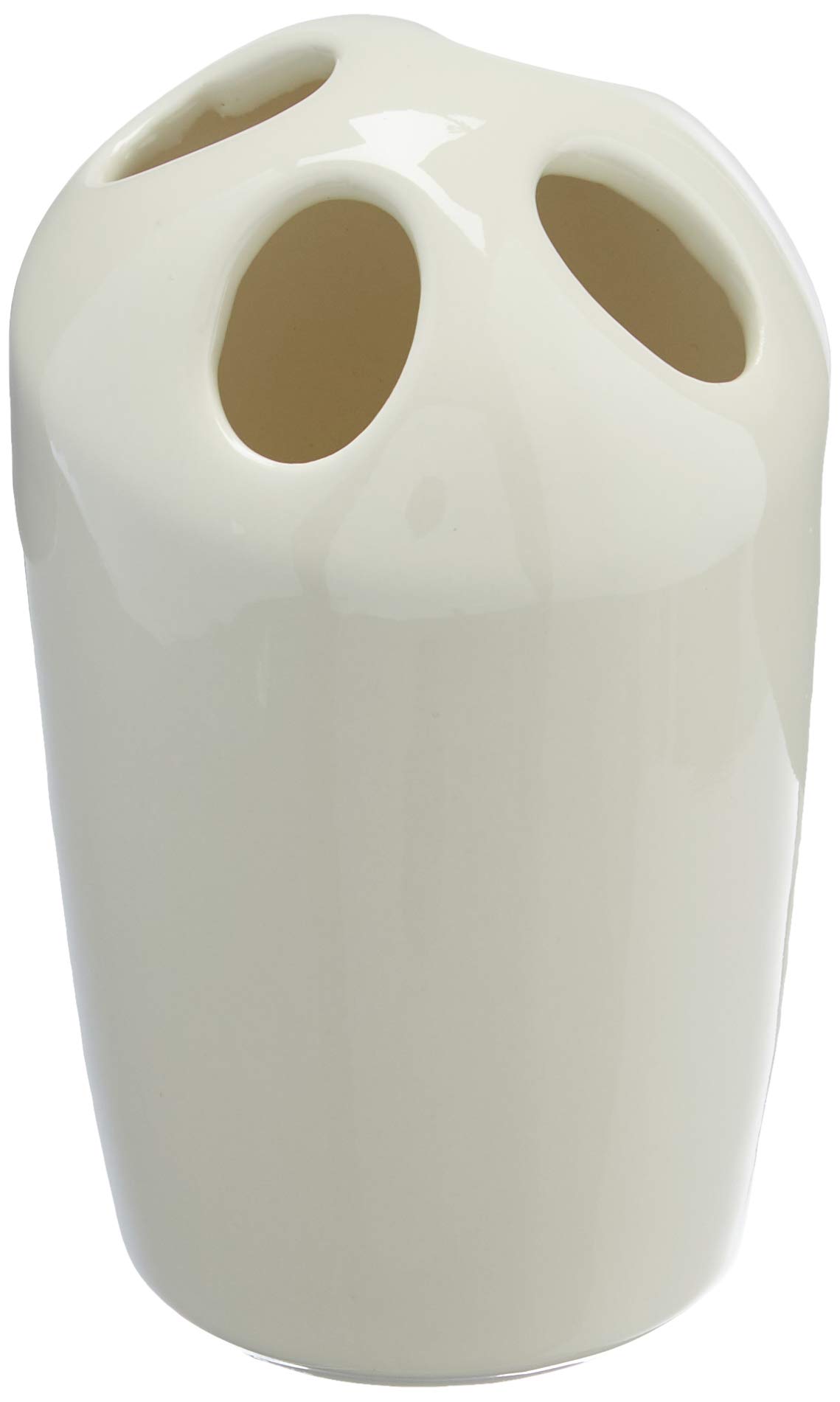 Spirella Table Accessory California Toothbrush Holder Beige 1238282, White, Standard
