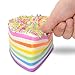 Easter Basket Stuffers Sensory Fidget Toys Squeeze Toys for ADHD,Jumbo Squishies Slow Rising Squishes Toys Scented Rainbow Cake Cream Squishy