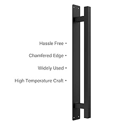 SMARTSTANDARD 12” Rustic Barn Door Handle for