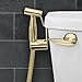 ShowerMaxx Premium Cloth Diaper Sprayer - Adjustable Handheld Toilet Bidet Water Cleaner - Complete Set with Hose, T-Valve, Tank/Wall Mount & Plumber's Tape - Polished Brass - Easy to Install & Use