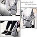 Sling Shoulder Crossbody Chest Bag for Men Women Lightweight Hiking Travel Backpack Daypack with USB Charging Port(Grey)