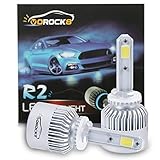 R2 COB 880 8000LM LED Fog Driving Light, 880 893 899 885 Halogen Fog Bulb Replacement, 6500K Xenon White, 1 Pair- 1 Year Warranty