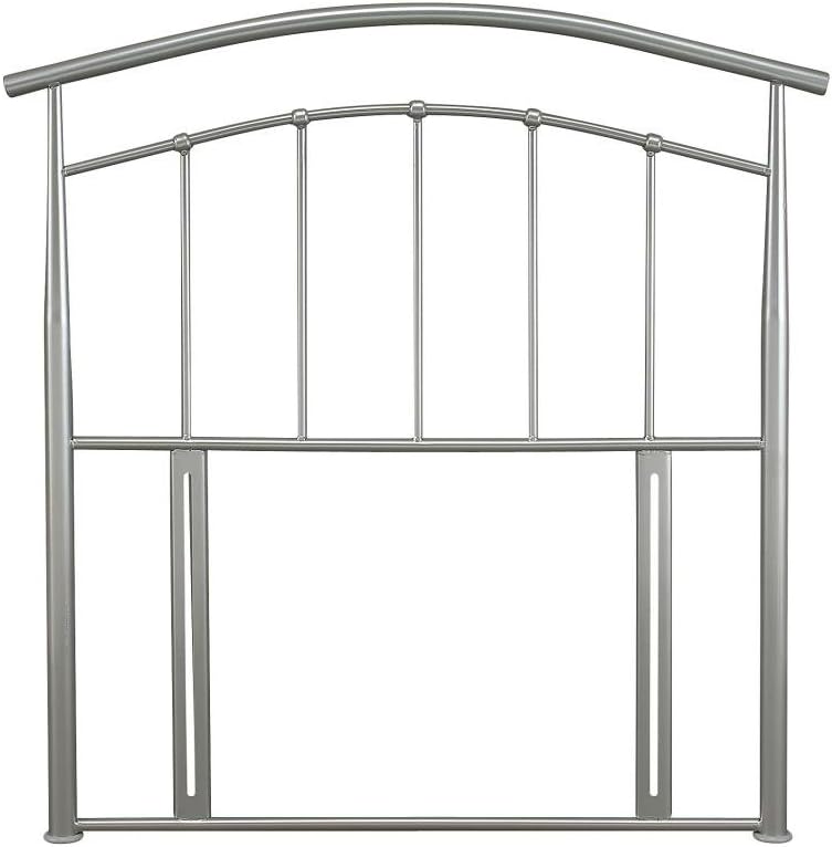 Serene Neptune Pearl Silver Metal Headboard Pearl Silver 3FT Single (90cm)
